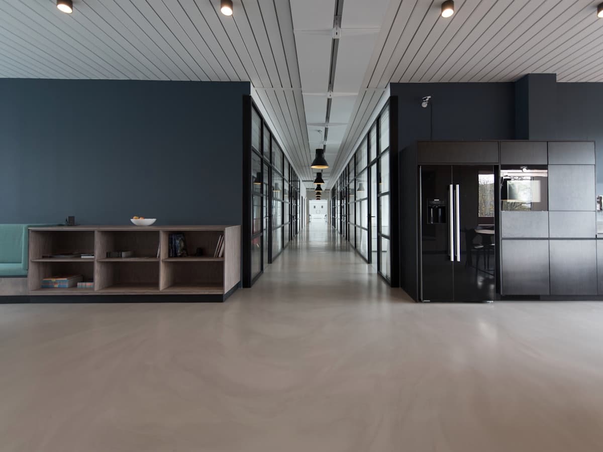 Modern office workspace